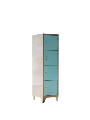 Locker with 4 compartments